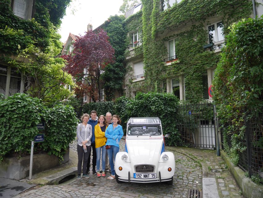 Off-the-Beaten Track in Paris: 2-Hour Vintage 2CV Tour - What is included, what costs extra, and how to choose your add-ons