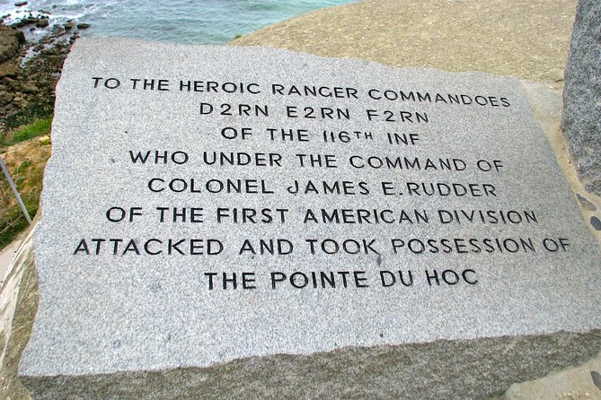 Omaha Beach D-Day Experience - Afternoon group tour from Bayeux - Starting at Pointe du Hoc, Where the Rangers Story Becomes Physical