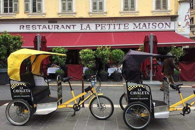 Original Nice city tour ( pedicab-vélo taxi) - Getting started at Place Masséna, then rolling into the highlights