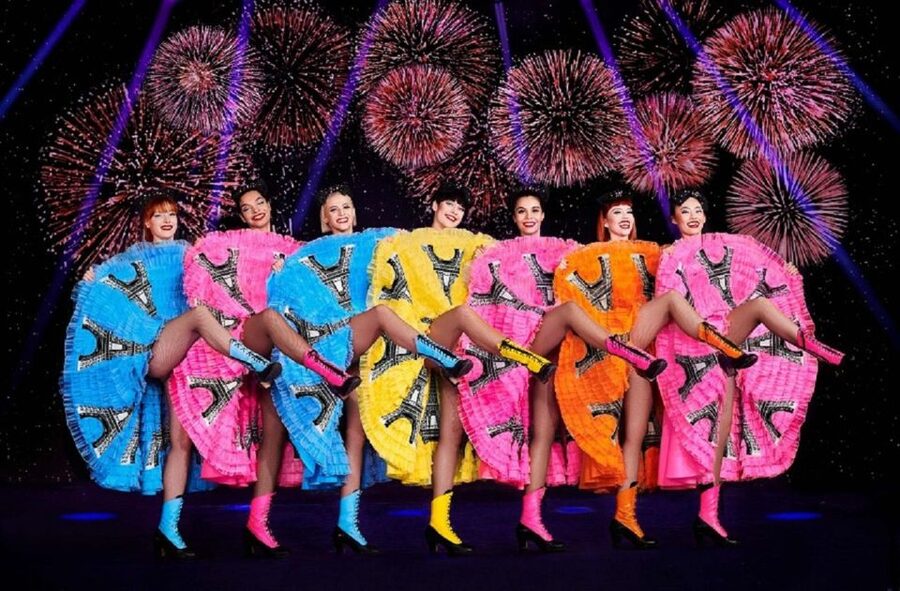 Paris: 3-Course Dinner & Show at Paradis Latin Cabaret - The main show, L’Oiseau Paradis: modern French Cancan with a stage-and-sound punch