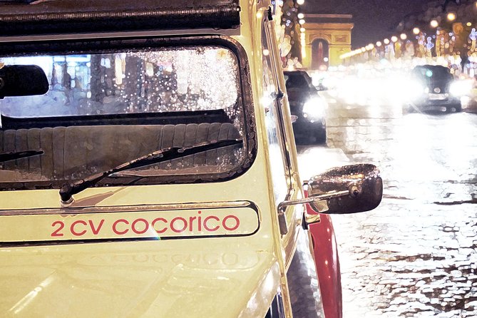 Paris and Montmartre 2CV Tour by Night with Champagne - Notre Dame and Louvre: Great Views, But Plan for No Tickets