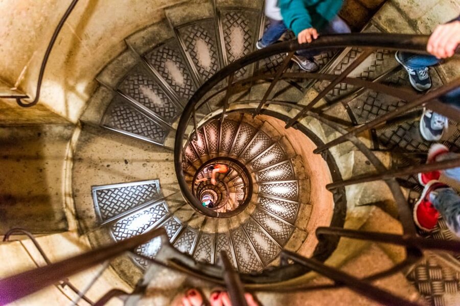 Paris: Arc de Triomphe Rooftop Tickets - Stairs and the elevator situation: the climb is real