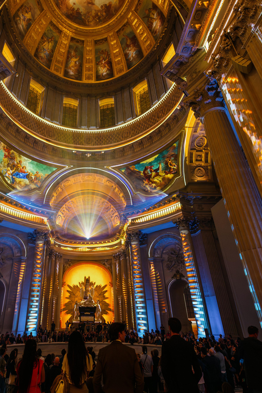 Paris: Aura Invalides Immersive Experience Entry Ticket - The Three-Part Sensory Journey: Video Mapping, Sound, and Movement