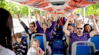 City and River Seine Tour on an Amphibious Bus