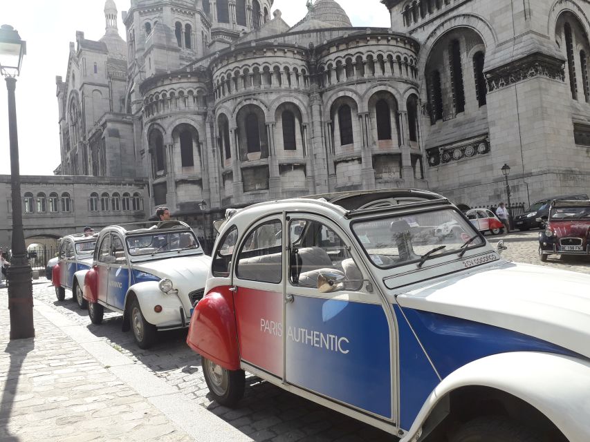 Paris: Classic Sites Tour by Vintage Citroen 2CV - Ecole Militaire and Les Invalides, big stone façades on the way to Petit and Grand Palais