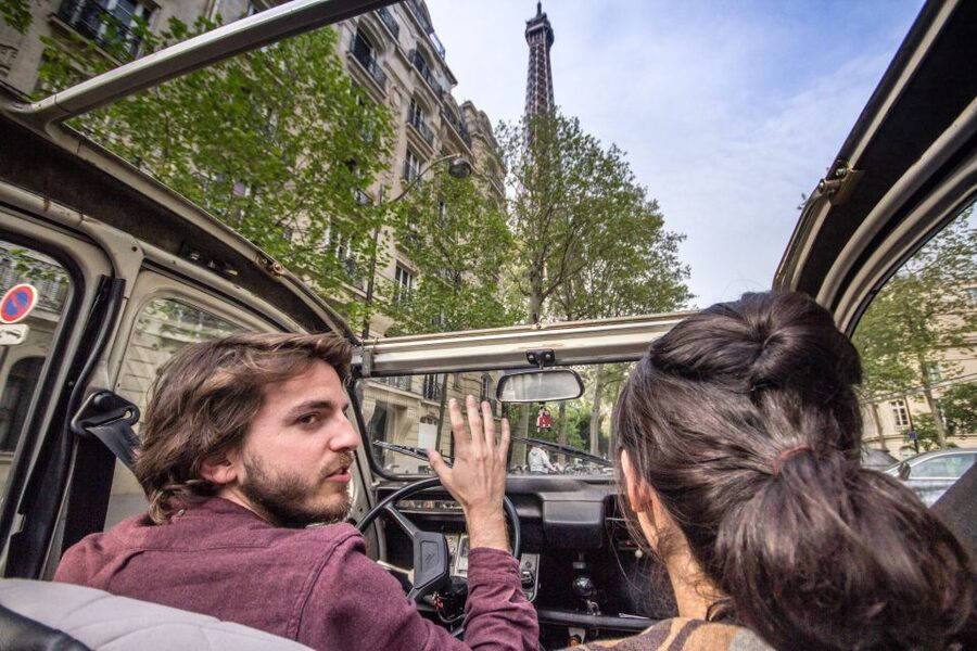 Paris: Classic Sites Tour by Vintage Citroen 2CV - Left Bank classics along the Seine, then Musée d’Orsay right after