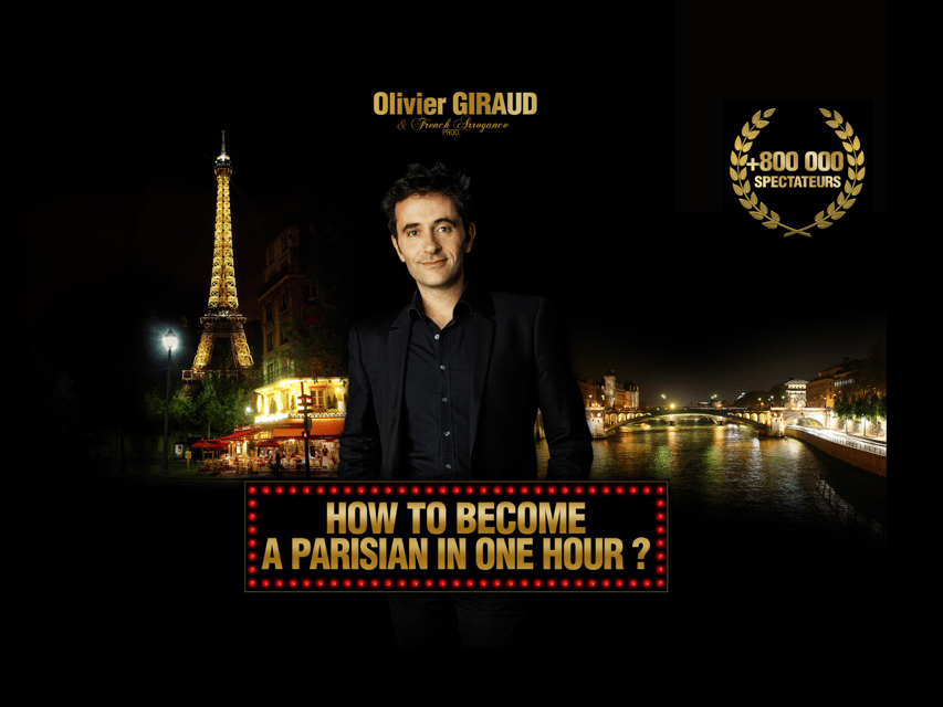 Paris: Comedy Show in English - How to Become a Parisian - Entering a Century-Old Renaissance Theater in Paris