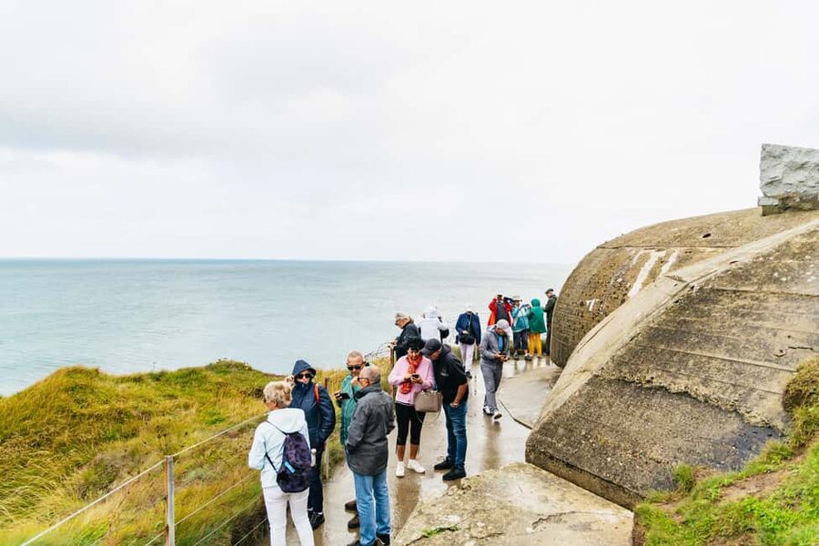 Paris: D-Day Landmarks and Mont Saint-Michel Guided Tour - The Abbey and terraces: stairs, views, and what to watch for