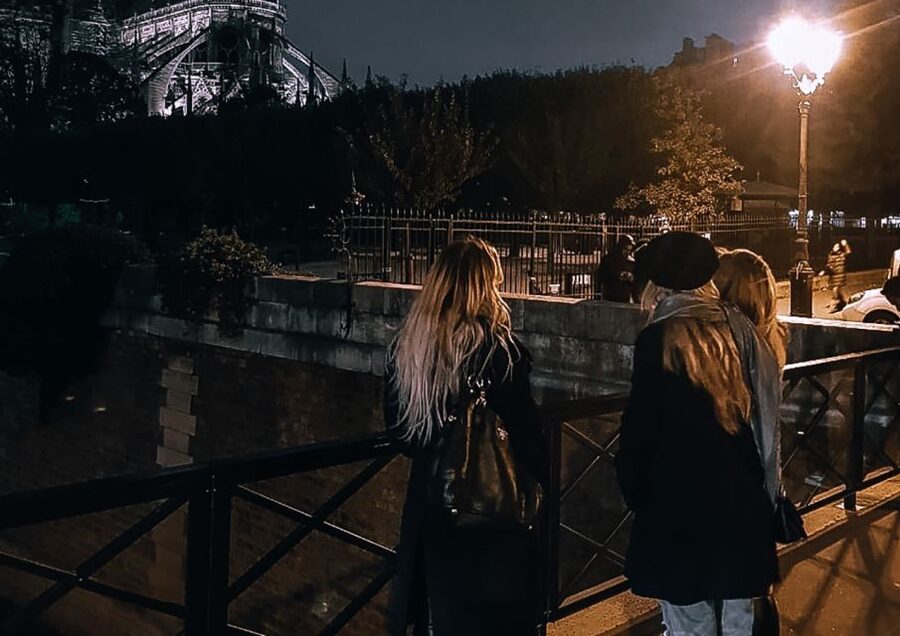 Paris: Dark History and Ghostly Guided Walking Tour - Notre Dame Cathedral exterior, demons, and symbol spotting
