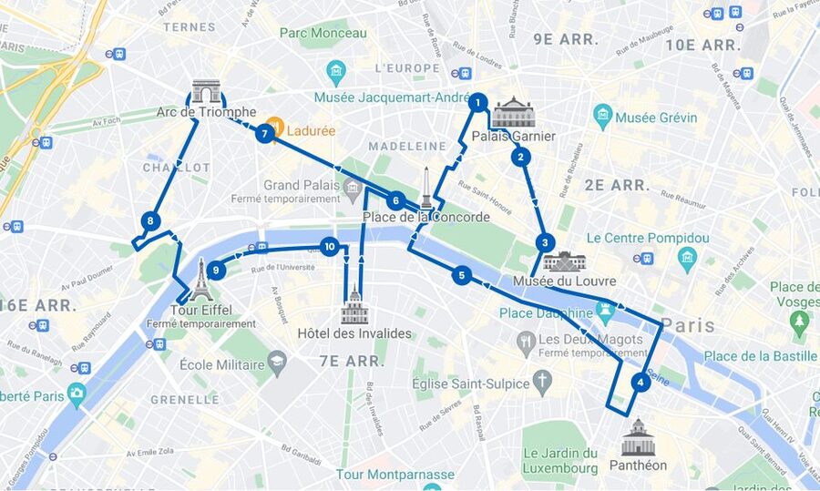 Paris: Discovery Hop-On Hop-Off and Paris by Night Tour - Paris by Night: how the 2-hour illuminated ride works