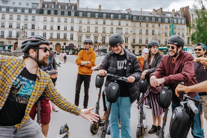 Paris E-Scooter Tour with fun & informative guide (small groups) - Getting going near Saint-Germain-des-Prés, then learning the scooter rhythm