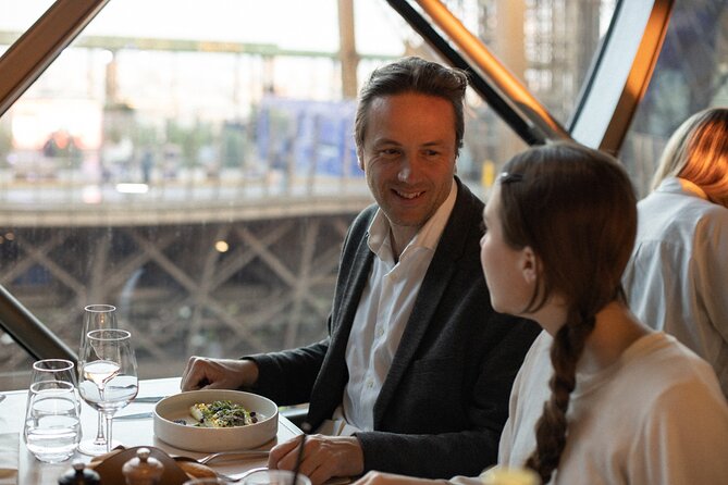 Paris Early Evening Dinner at Eiffel Tower's Madame Brasserie - Check-In With the QR Mystery Game: Fun, But Follow Directions