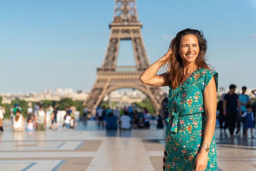 Paris: Eiffel Tower Access w/ Audioguide and Optional Cruise - Second-floor Paris views: landmarks, river lines, and a sense of scale