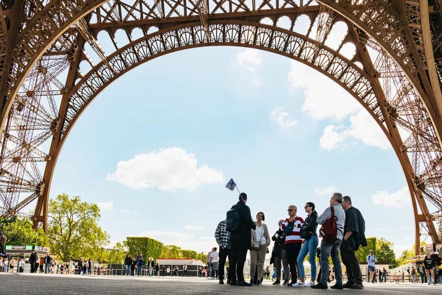 Paris: Eiffel Tower Fully Guided Tour with Summit Option - Stop 1: Meet Your Guide, Then Start With the Dame de Fer Story