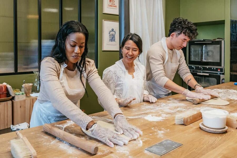 Paris: French Croissant Baking Class with a Chef - Inside the workshop: laminated dough, butter control, and tools