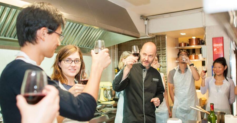 Paris: Full-Day Cooking Class with 3-Course Lunch - Entering Le Foodist in the Latin Quarter, 5 Hours Well Used
