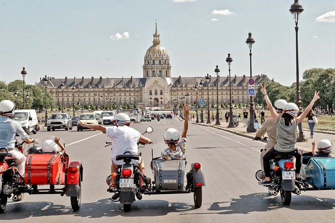 Paris Highlights city tour on a vintage Sidecar Motorcycle - Meeting at Place Saint-Michel, Then Rolling Through the Latin Quarter