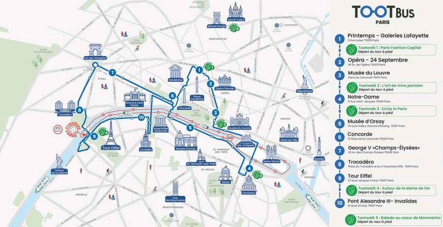 Paris: Hop-on Hop-off Bus Tour & Seine Cruise Bundle Tour - Key highlights worth planning around