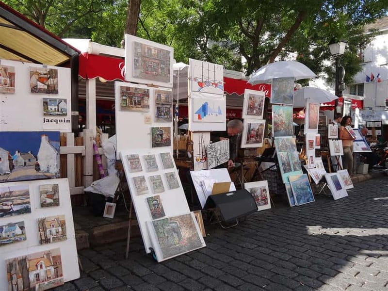Paris Montmartre: 2-Hour City Tour in German - Place du Tertre, Artist Square With a Real Sense of Place