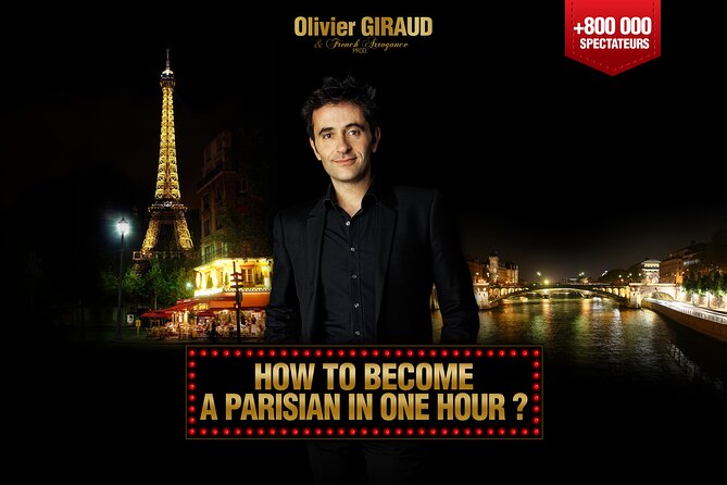 Paris night out : Comedy in English 'How to Become a Parisian ?' - Choosing Your Seats in a 600-Seat Theater