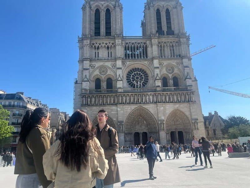 Paris: Notre-Dame Cathedral Exterior Tour - Ending at the entrance: your free interior time, no guided inside included