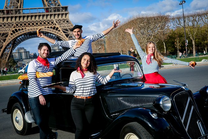 Paris Private Guided Tour in a Vintage Car with Driver - Stop 1: Eiffel Tower Quick Photos, Not a Long Ticket Line