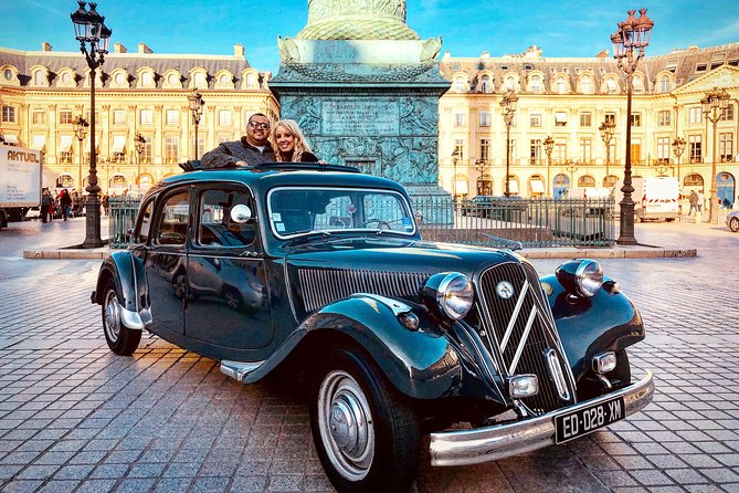 Paris Private Guided Tour in a Vintage Car with Driver - Place Vendôme and the Napoleonic Column Story