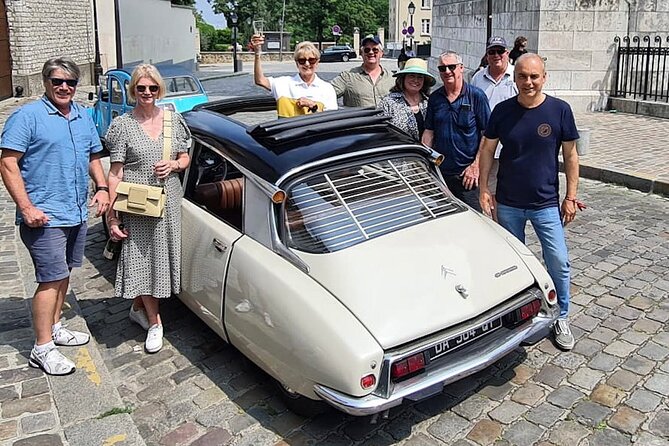 Paris Private Guided Tour in a Vintage Open Top French Car - Champs-Élysées, Élysée Palace, and Les Invalides, power in plain sight