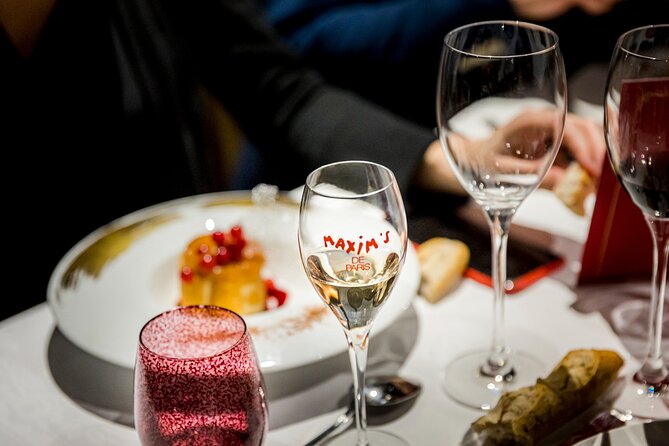 Paris Seine River Dinner Cruise by Maxim's with Champagne & Music - Dinner timing: two services, two different menu lineups