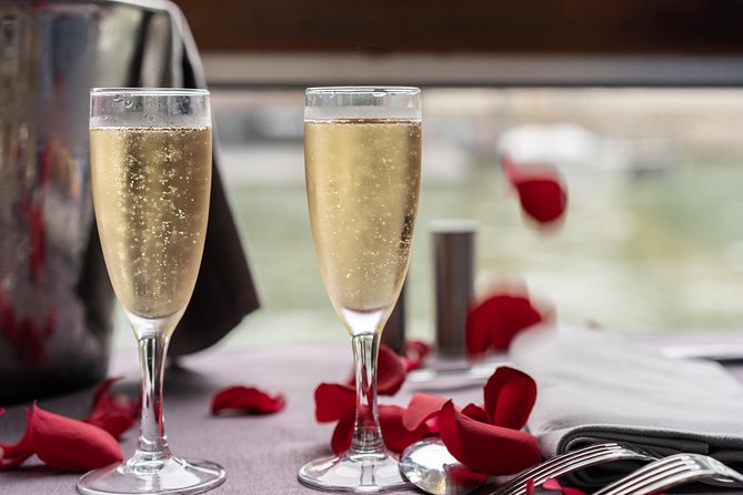 Paris Seine River Gourmet Lunch Cruise with Champagne Option - Landmark views without the pressure of a live narrator