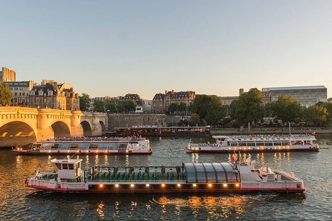 Paris: Seine River Sightseeing Sunset Cruise with Champagne - Notre-Dame from the water, with fewer crowd-blocked angles