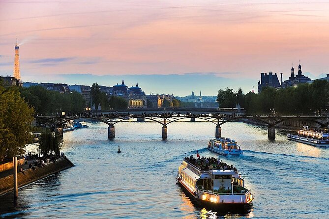 Paris: Seine River Sightseeing Sunset Cruise with Champagne - The Orsay-to-Tuileries sweep, then Pont Alexandre III’s golden drama