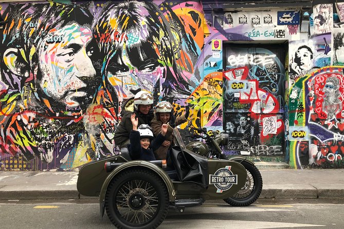 Paris Vintage Private City Tour on a Sidecar Motorcycle - The I Love You Wall and Je T’aime Area: Fedoric Baron and 300 Languages