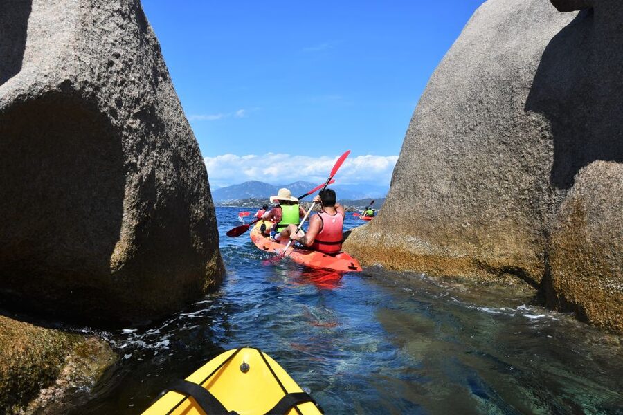 Porticcio: Guiding Kayaking Tour - Learning Your Two-Seater Sea Kayak Without Stress