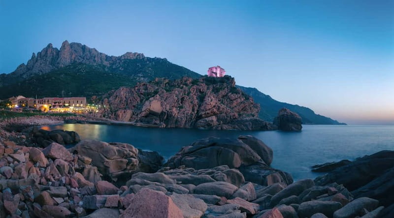 Porto: Scandola Nature Reserve and Creeks of Piana Boat Tour - Getting out of Ota and onto the Capo Rosso peninsula