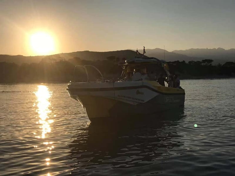Porto-Vecchio : Sunset Cruise & Apéritif - Saint-Cyprien bay swim stop: masks and snorkels included