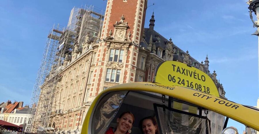 Private guided tour by electric bike taxi - Why taxi-velo electric bikes make Lille easy and eco-friendly