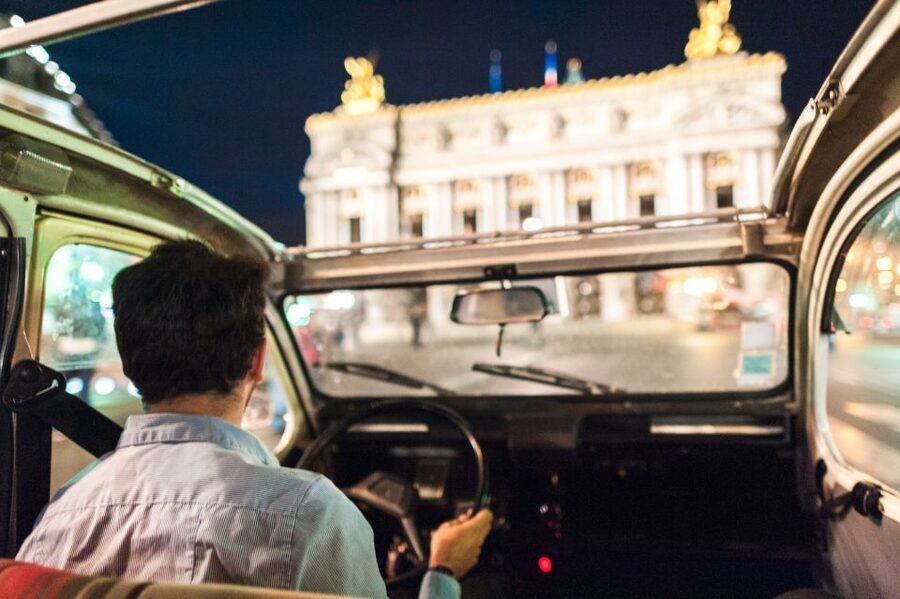 Private tour of Paris by Night with Champagne - A Champagne night in a classic Citroen 2CV