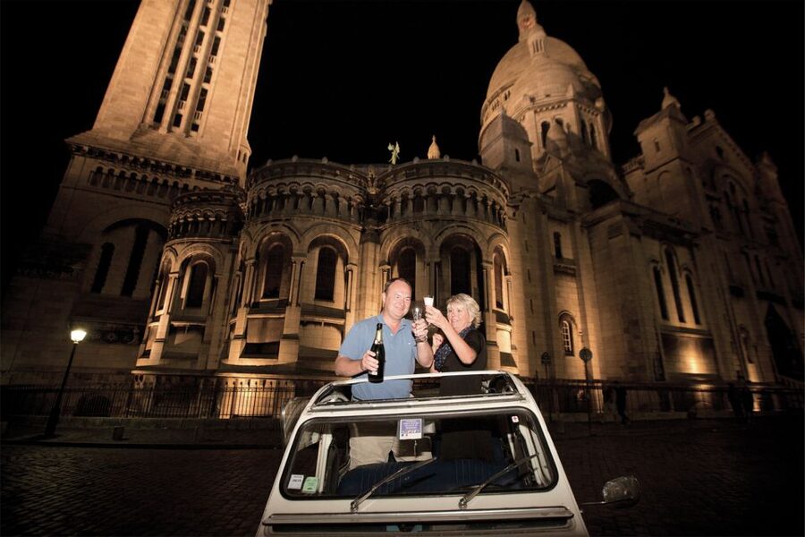 Private tour of Paris by Night with Champagne - Louvre to Notre Dame to Opera Garnier, all by car