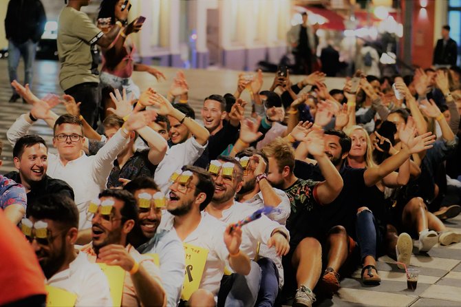 Riviera Bar Crawl Party with Free Shots and VIP Entry - Place Rossetti: a quick 50-minute bar stop with street energy