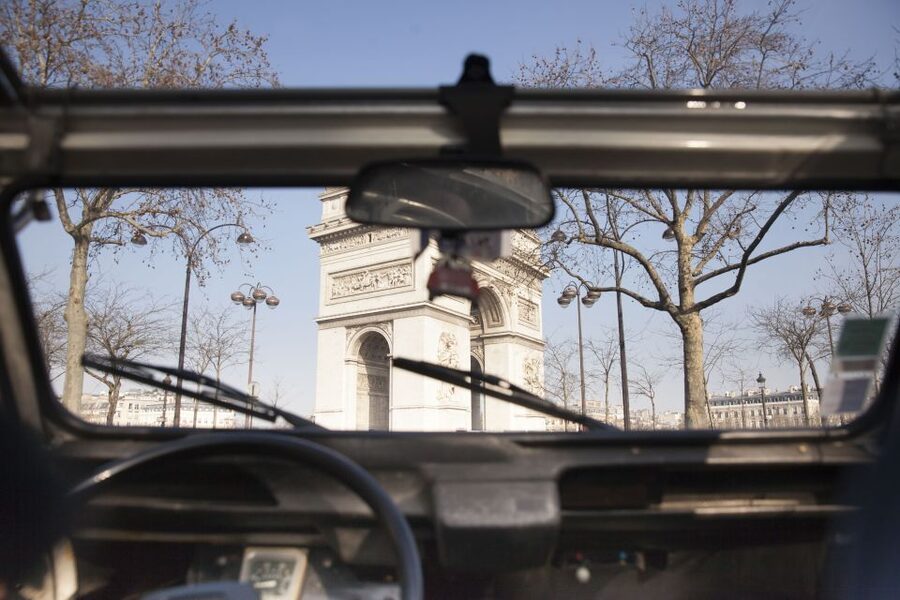 Romantic Paris Vintage Citroën 2CV Tour - Champagne, 2CV miniatures, and cheese and wine add-ons