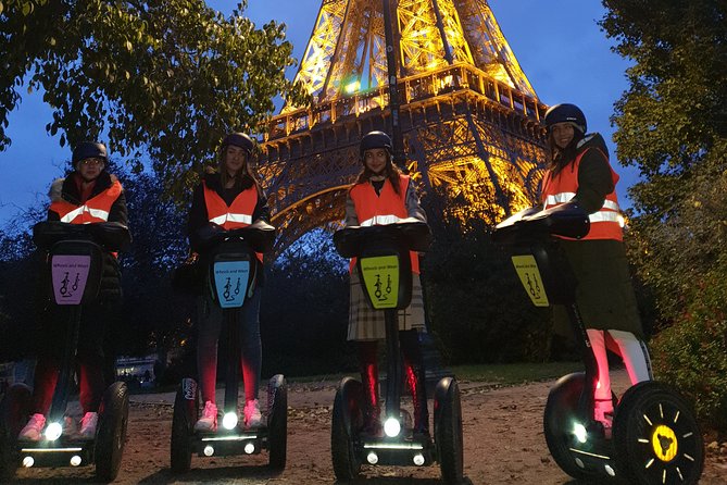 Segway by night ! Illuminated Paris - Safety, equipment, and how the guide keeps you comfortable