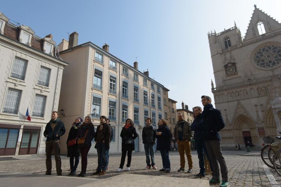 Storytelling tour of the Vieux-Lyon in French - Where the story starts at Vieux-Lyon metro, avenue du Doyenné