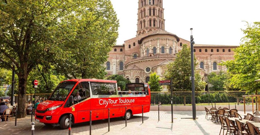 Toulouse: City Sightseeing Tour by Bus with Audio Guide - Passing Toulouse’s most famous churches: Saint-Étienne and Saint-Sernin