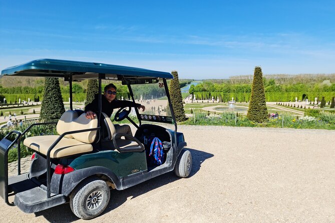 Versailles Golfcart & Bike Guided Tour: Gardens Hamlet Fountains - Angelina lunch break: 15% off, but plan around what’s open