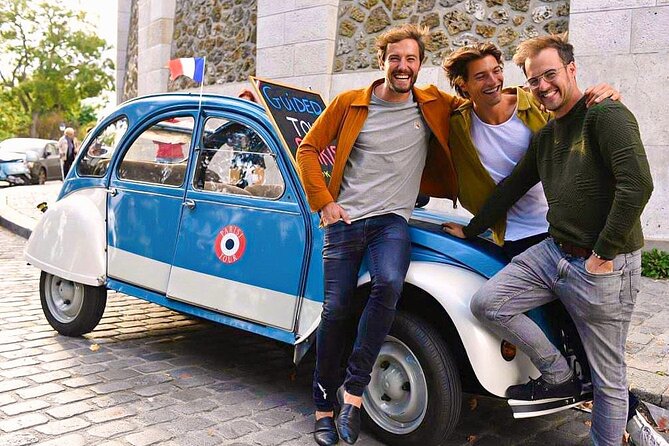 Vintage 2CV Adventure: 2-Hour Paris Highlights Tour - Arc de Triomphe, Montmartre, and Eiffel Tower photo moments